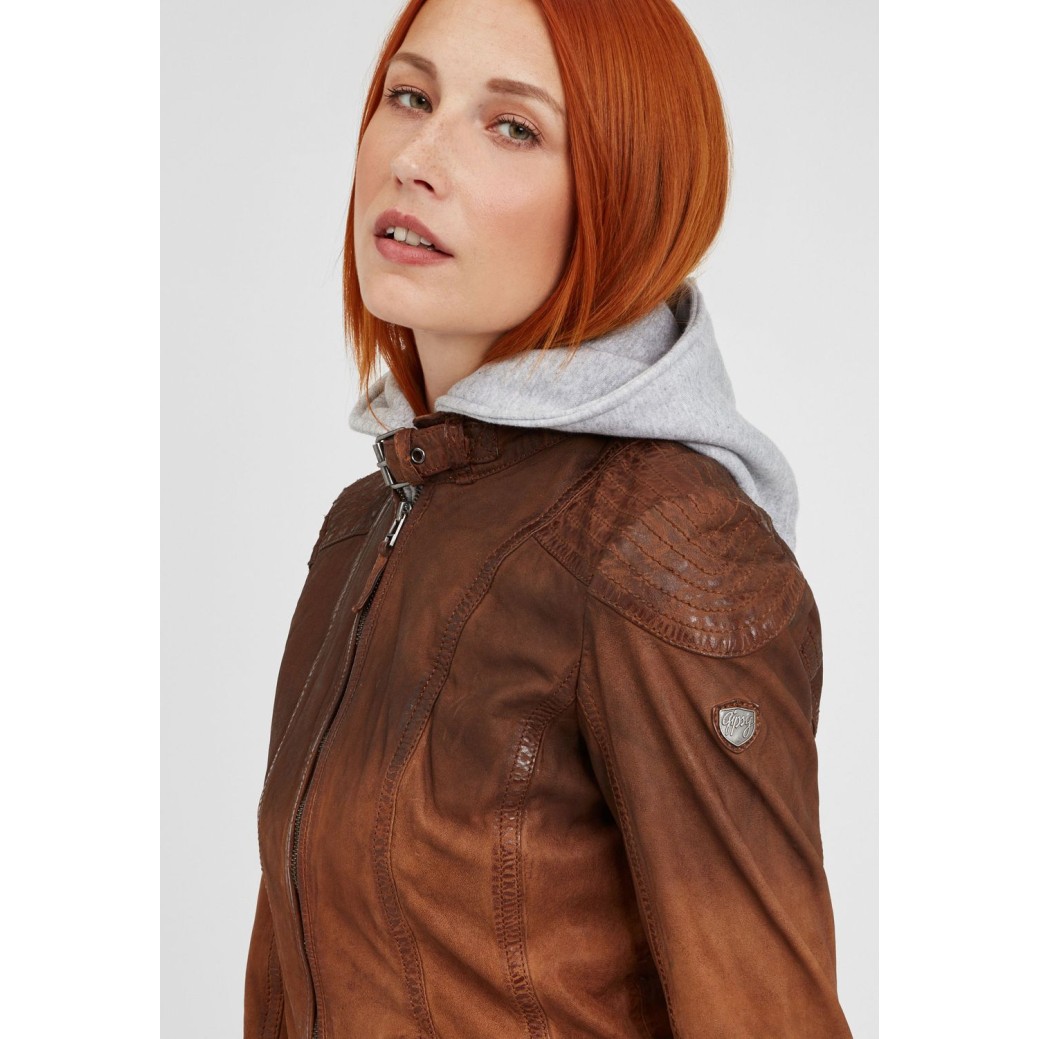 Kurtka skórzana damska Gipsy Cognac GGTiffy LAMOV – ODZIEŻ Kurtka skórzana damska Gipsy Cognac GGTiffy LAMOV – ODZIEŻ