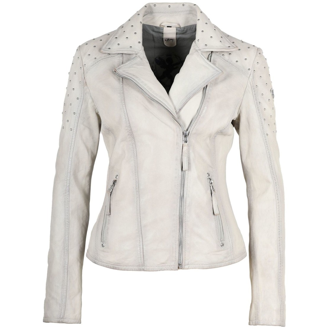 Damska kurtka skórzana Gipsy Off White GGVinny LADEV – ODZIEŻ