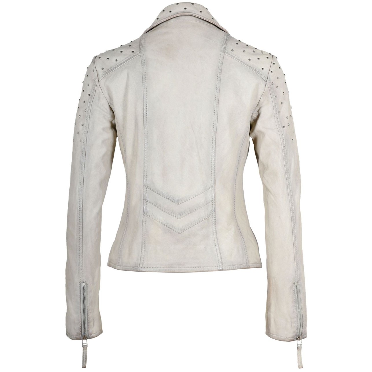 Damska kurtka skórzana Gipsy Off White GGVinny LADEV – ODZIEŻ