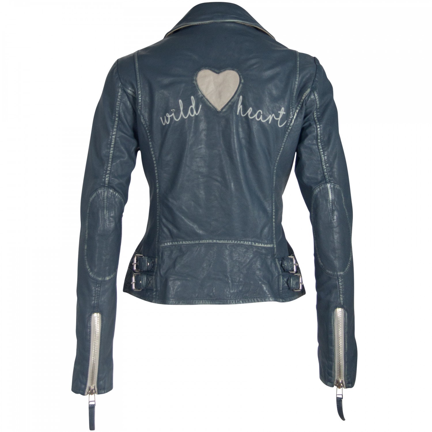 Damska kurtka skórzana Gipsy Denim Blue GGWildheart LABAGV – ODZIEŻ