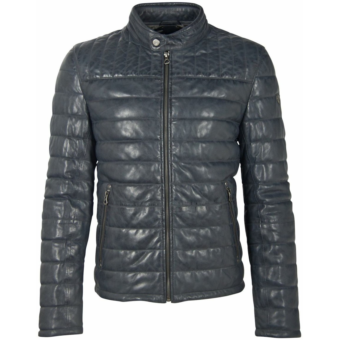 Męska skórzana kurtka Gipsy Denim Blue GMComrie LACEV W – BLACK FRIDAY Męska skórzana kurtka Gipsy Denim Blue GMComrie LACEV W – BLACK FRIDAY
