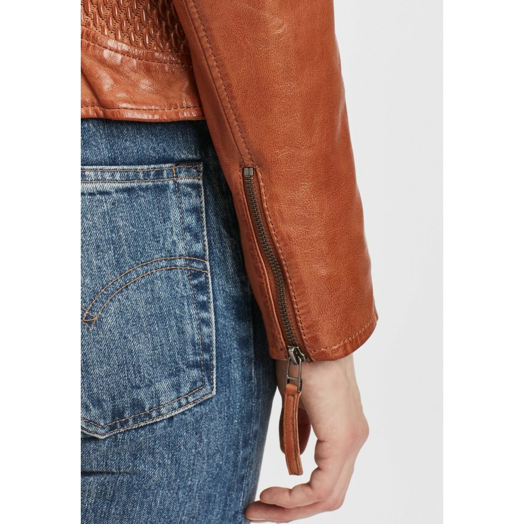 Kurtka skórzana damska Gipsy Cognac GWDanie LAAV – ODZIEŻ