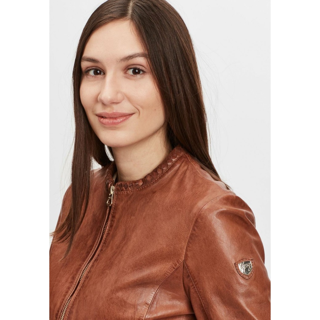 Kurtka skórzana damska Gipsy Cognac GWZai LASTAV – ODZIEŻ Kurtka skórzana damska Gipsy Cognac GWZai LASTAV – ODZIEŻ