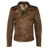 Męska kurtka skórzana Gipsy Vintage Brown Marvin - readytowear