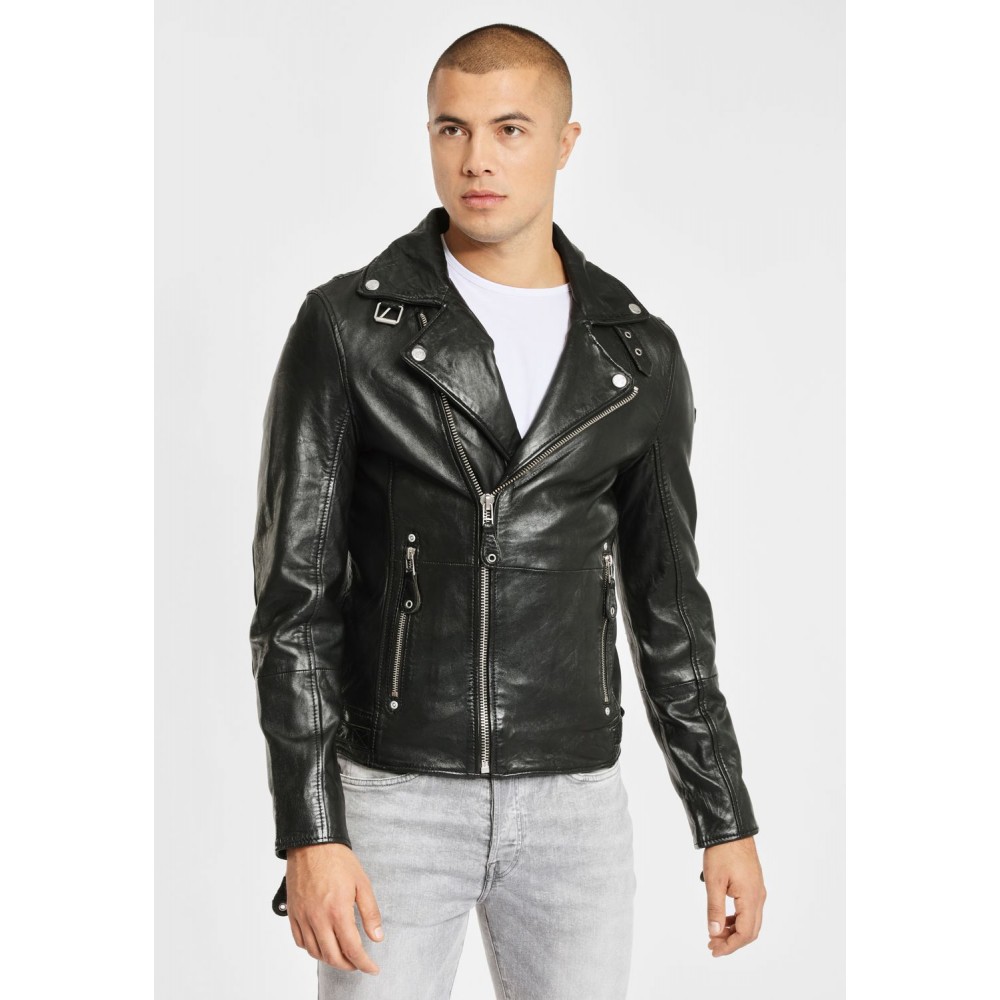 Męska skórzana kurtka Gipsy Czarna Mavric Męska skórzana kurtka Gipsy Czarna Mavric - readytowear