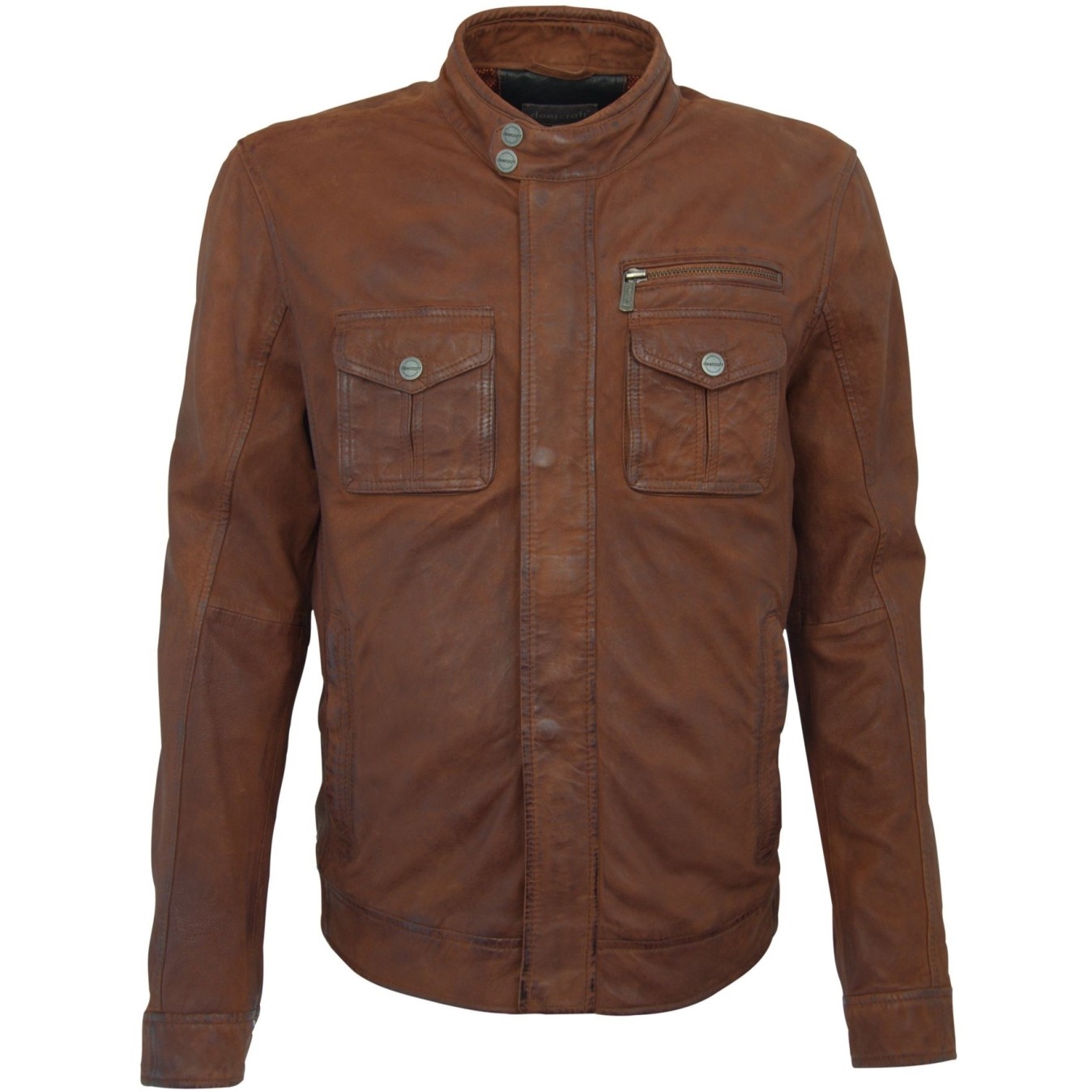 Męska kurtka skórzana Gipsy Cognac Nash LCOUNTV – ODZIEŻ