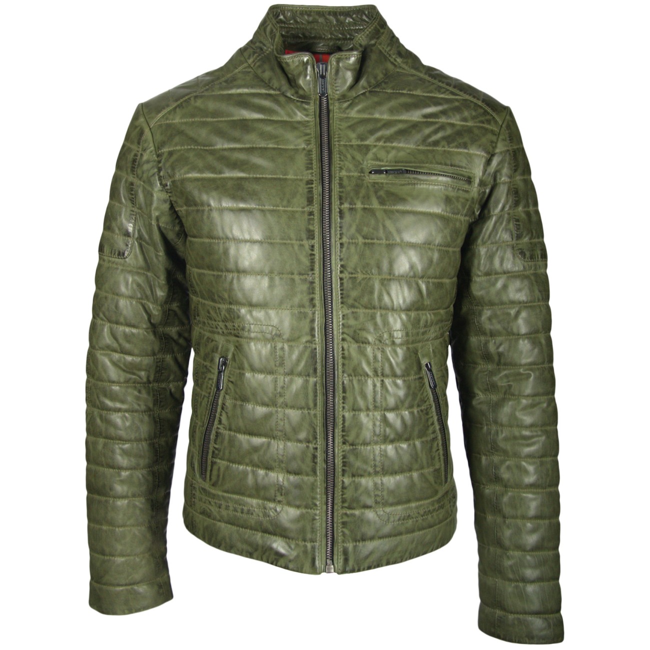 Męska kurtka skórzana Gipsy Ocean Green LNBV W – ODZIEŻ Męska kurtka skórzana Gipsy Ocean Green LNBV W – ODZIEŻ