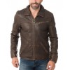 Męska oryginalna skórzana kurtka Gipsy Brązowa Vintage Orson SF LANTV – BLACK FRIDAY Męska oryginalna skórzana kurtka Gipsy Brązowa Vintage Orson SF LANTV – BLACK FRIDAY
