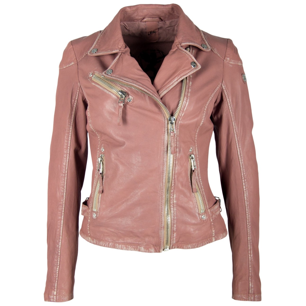 Damska kurtka skórzana Gipsy Dusty Pink PGG LABAGV – ODZIEŻ