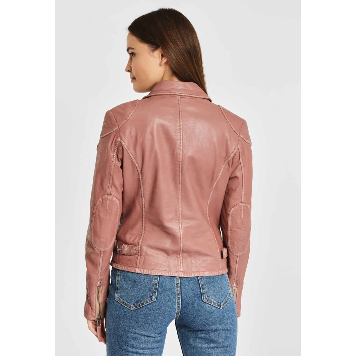 Damska kurtka skórzana Gipsy Dusty Pink PGG LABAGV – ODZIEŻ