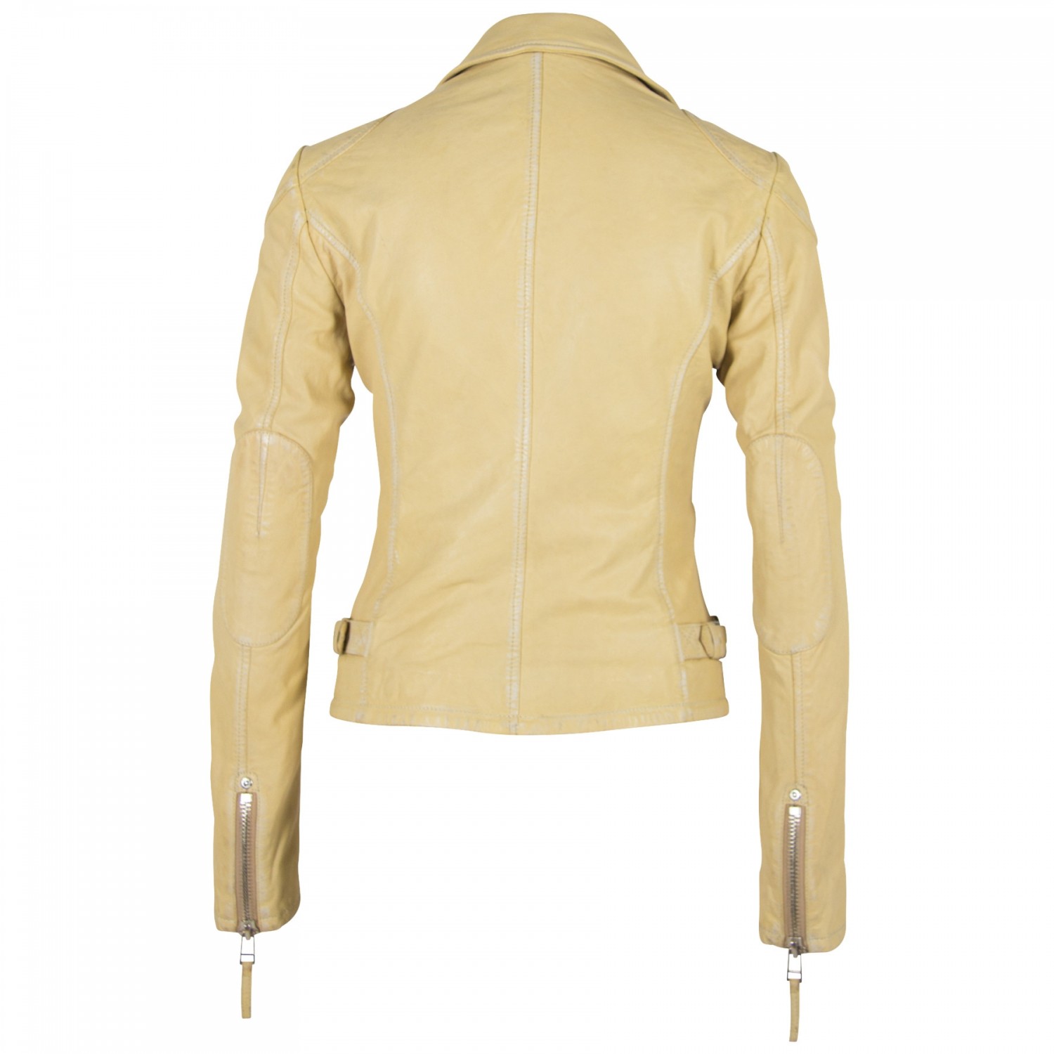 Damska kurtka skórzana Gipsy Pale Yellow PGG S20 LABAGV – ODZIEŻ