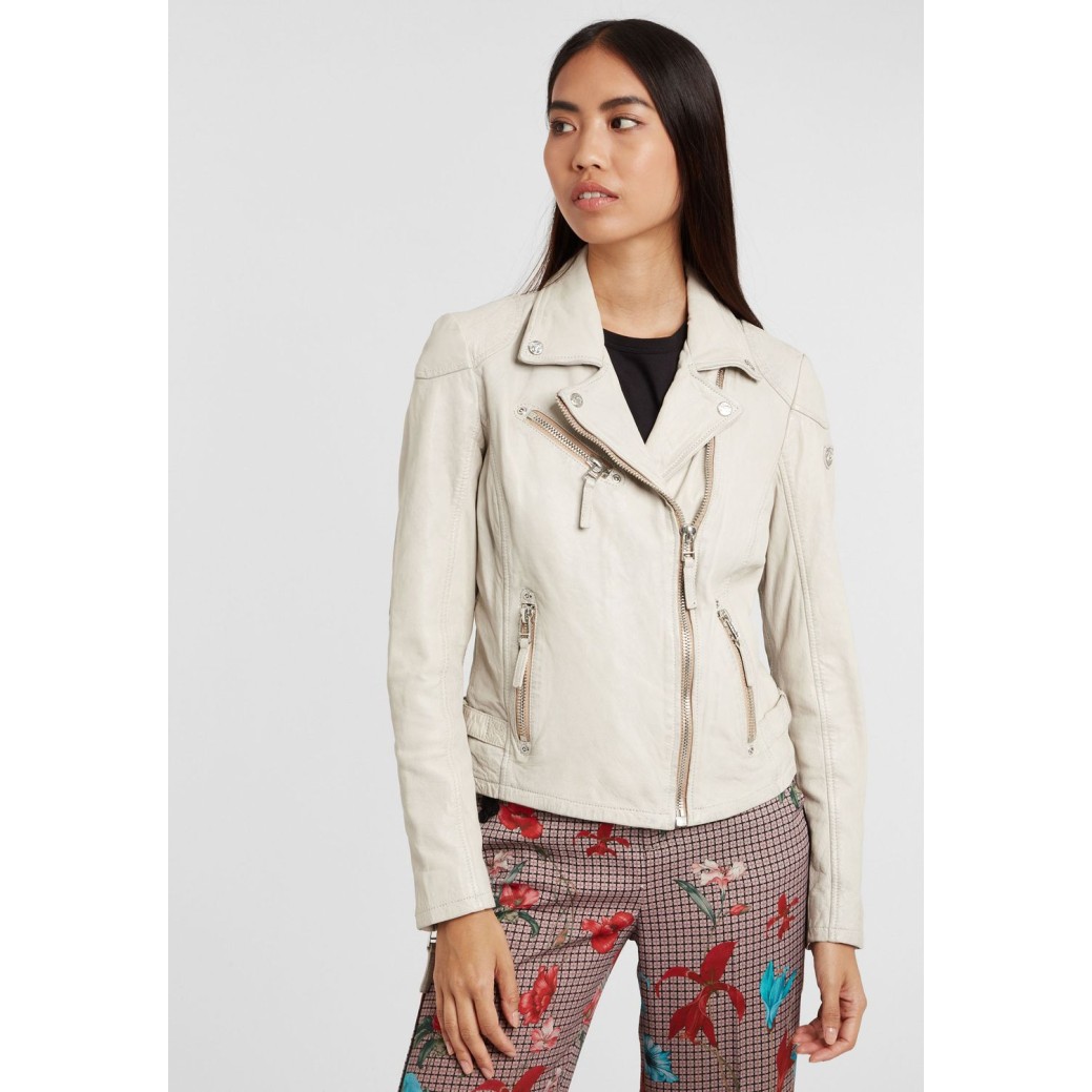 Kurtka skórzana damska Gipsy Off White PGG S21 LABAGV – ODZIEŻ