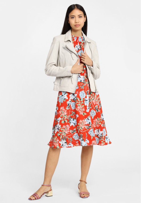 Kurtka skórzana damska Gipsy Off White PGG W20 LABAGV – ODZIEŻ — fotografia 3