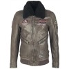 Męska kurtka skórzana Gipsy Pilot Grey W19 NZROV W – ODZIEŻ