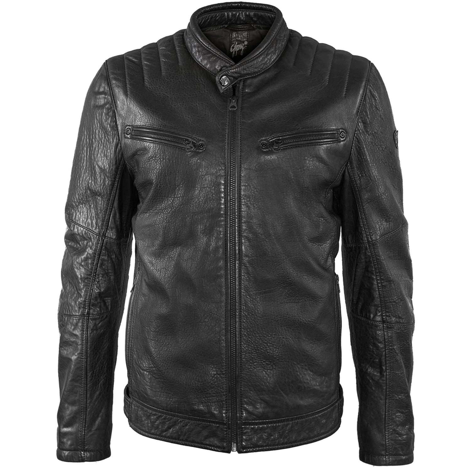 Męska kurtka skórzana Gipsy Black Rio NZLVT – ODZIEŻ