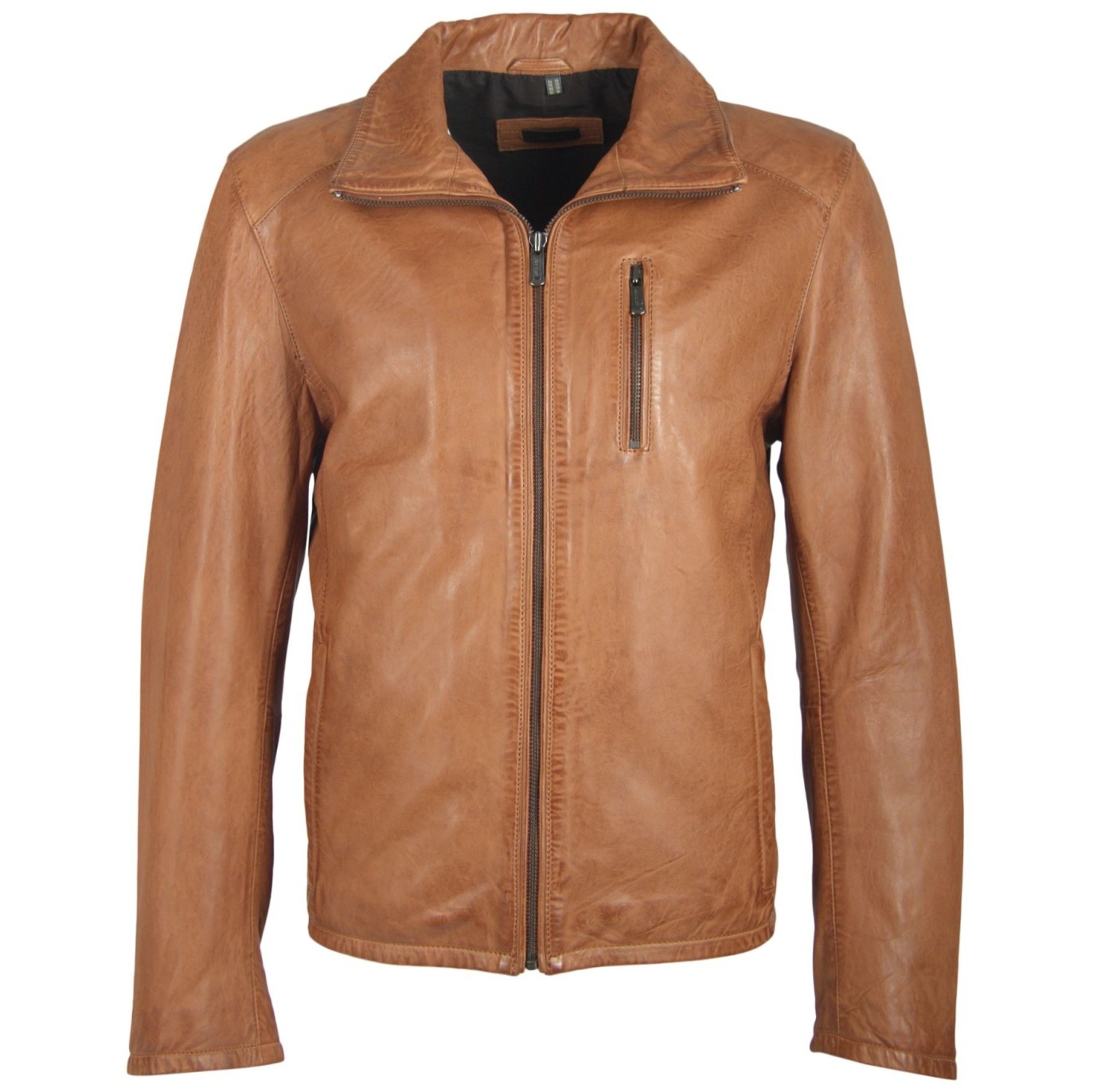 Męska kurtka skórzana Gipsy Light Cognac River NSLV – ODZIEŻ