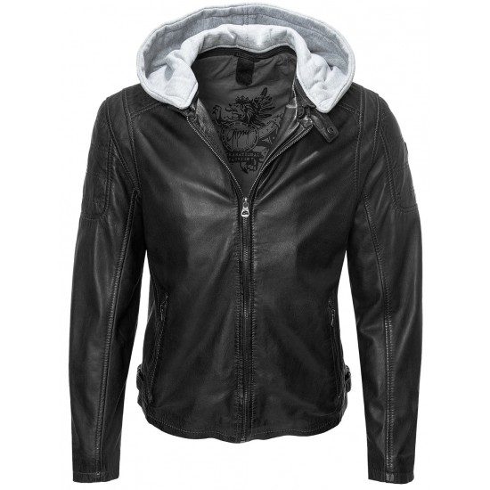 Męska kurtka skórzana Gipsy Czarna Rylo