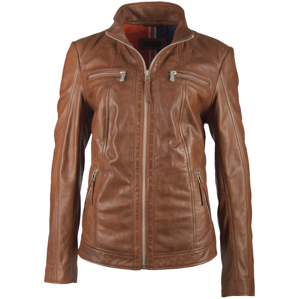 Damska kurtka skórzana Gipsy Cognac Sable LAHAV – ODZIEŻ Damska kurtka skórzana Gipsy Cognac Sable LAHAV – ODZIEŻ