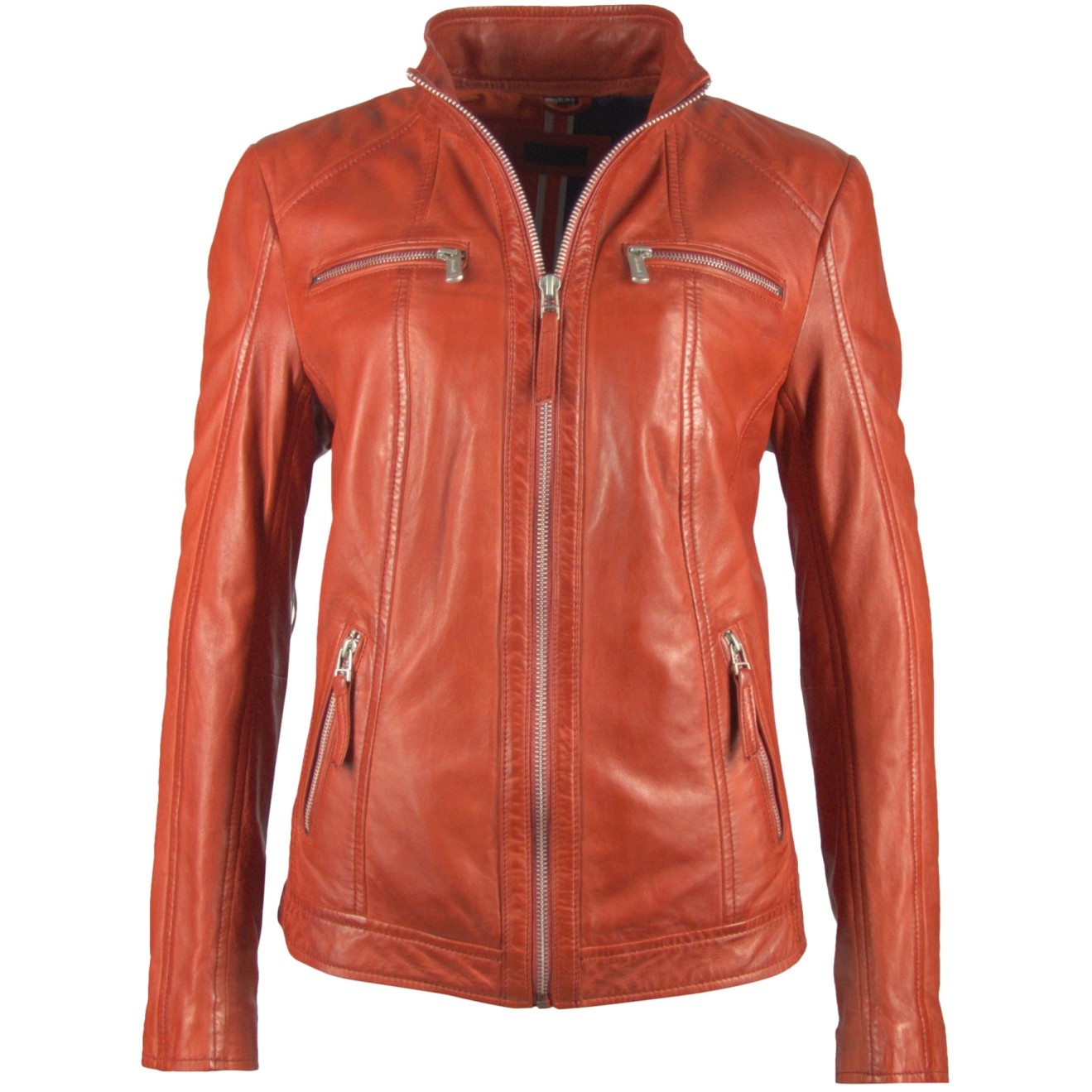 Damska kurtka skórzana Gipsy Red Sable LAHAV – ODZIEŻ