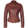Damska kurtka skórzana Gipsy Sandy Brown 2 LVW – BLACK FRIDAY