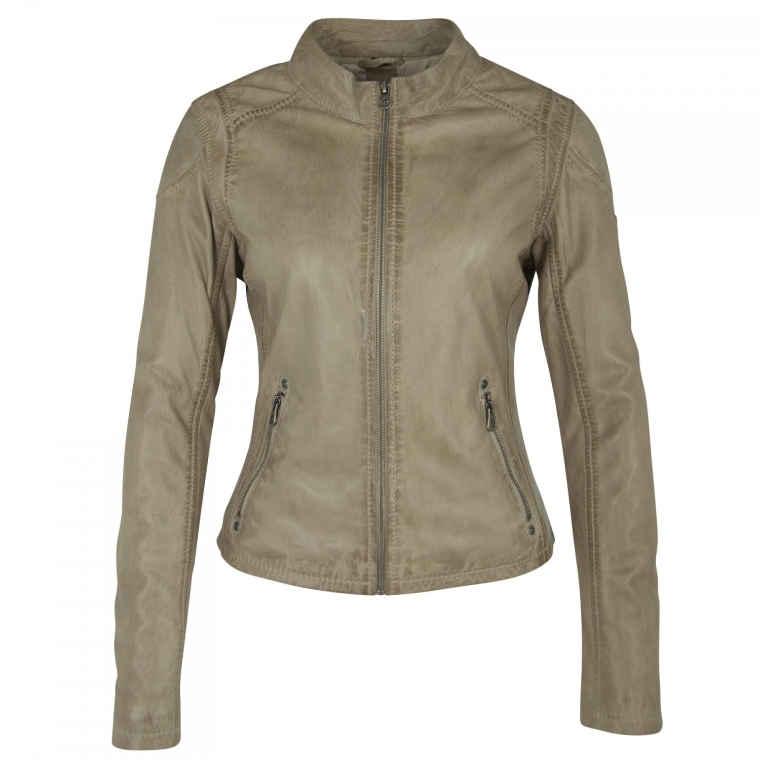 Damska kurtka skórzana Gipsy Sandy Grey W17 LAKEV – ODZIEŻ