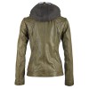 Damska kurtka skórzana Gipsy Khaki Green Skerry LAJUV – ODZIEŻ
