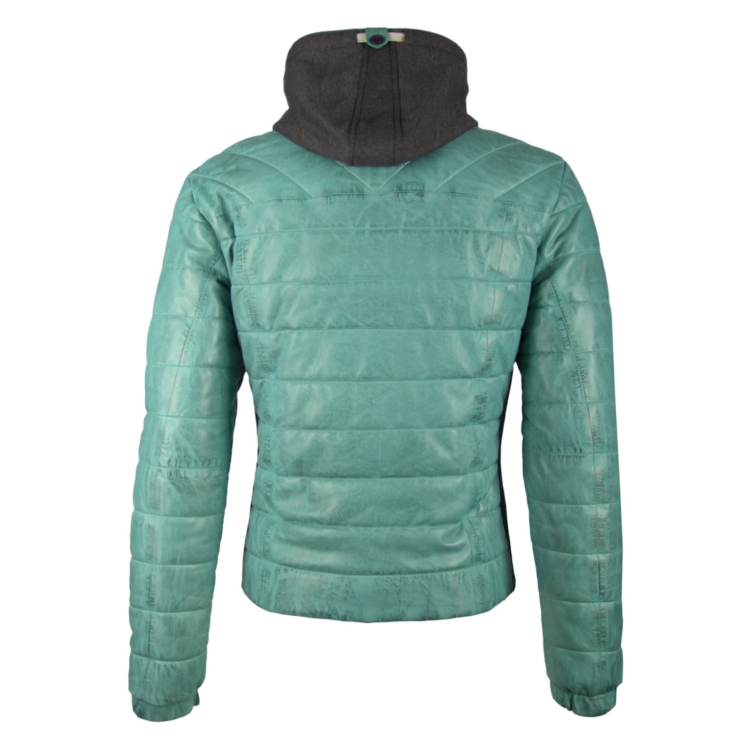 Męska skórzana kurtka Deercraft Turquoise Snow LNBV W – ODZIEŻ