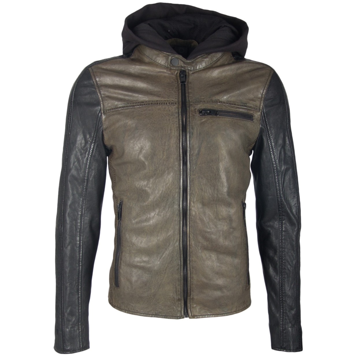 Męska kurtka skórzana Gipsy Olive Solas 2 SF LABOV – BLACK FRIDAY