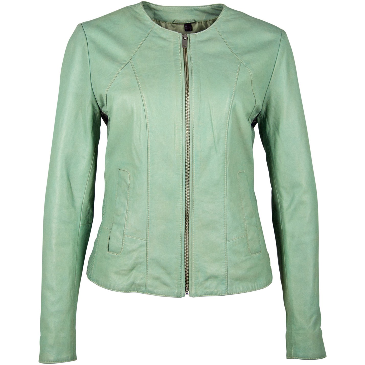 Damska skórzana kurtka Gipsy Mint Green Solej LPL – ODZIEŻ
