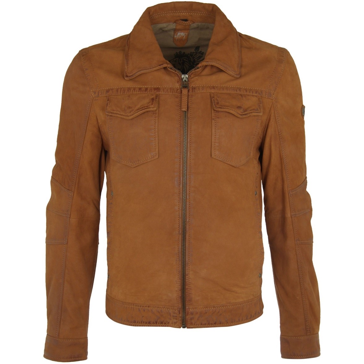 Męska kurtka skórzana Gipsy Cognac Trigger SF LNUV – ODZIEŻ
