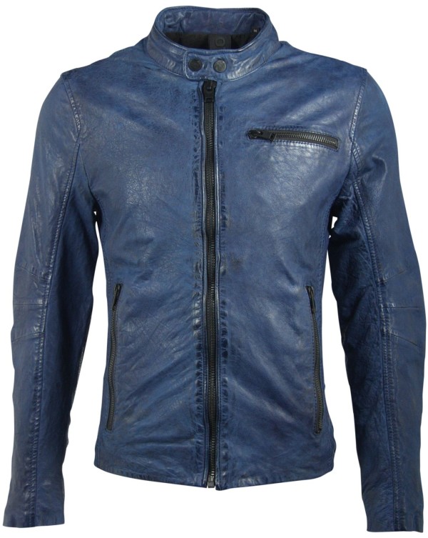 Męska kurtka skórzana Gipsy Blue Young W18 SF LVWW – BLACK FRIDAY — fotografia 1