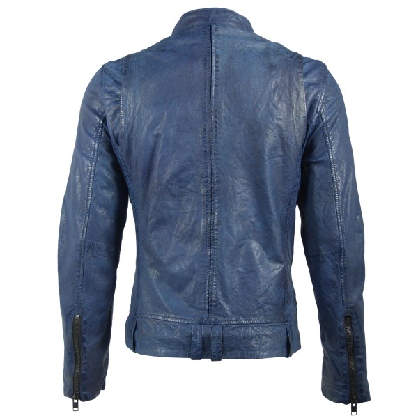Męska kurtka skórzana Gipsy Blue Young W18 SF LVWW – BLACK FRIDAY — fotografia 2