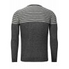 Męski sweter dzianinowy ReRock Black 588 – BLACK FRIDAY