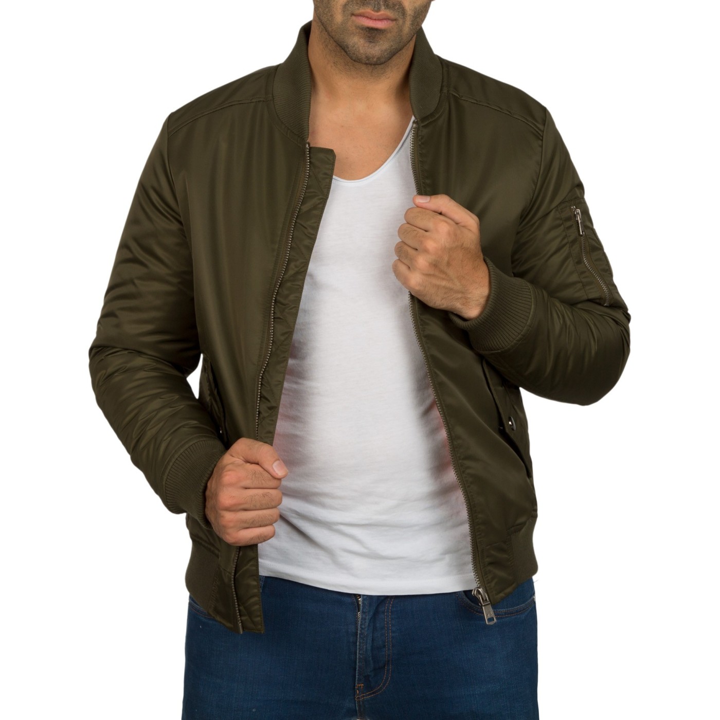 Kurtka męska Young & Rich Khaki 444 – BLACK FRIDAY