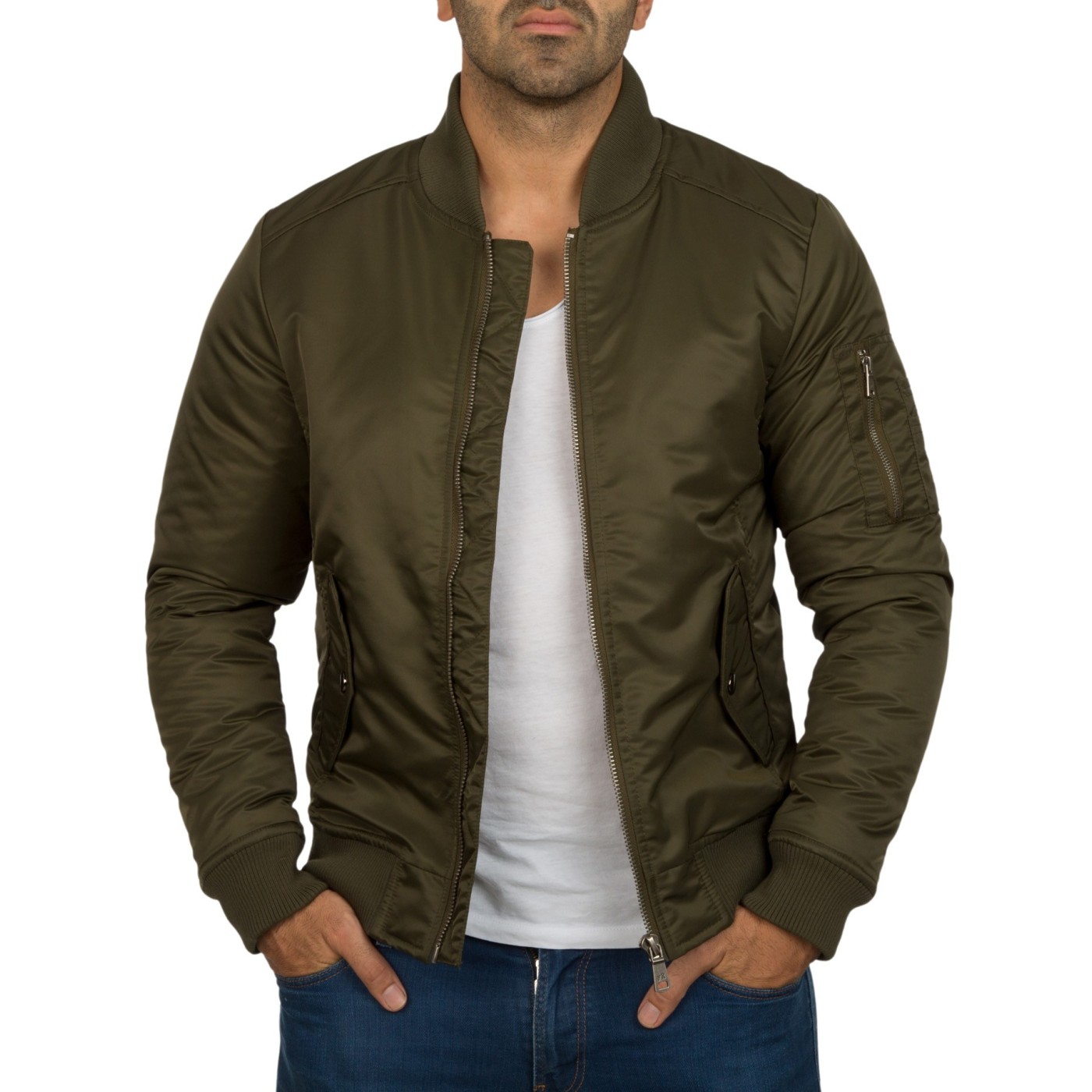 Kurtka męska Young & Rich Khaki 444 – BLACK FRIDAY