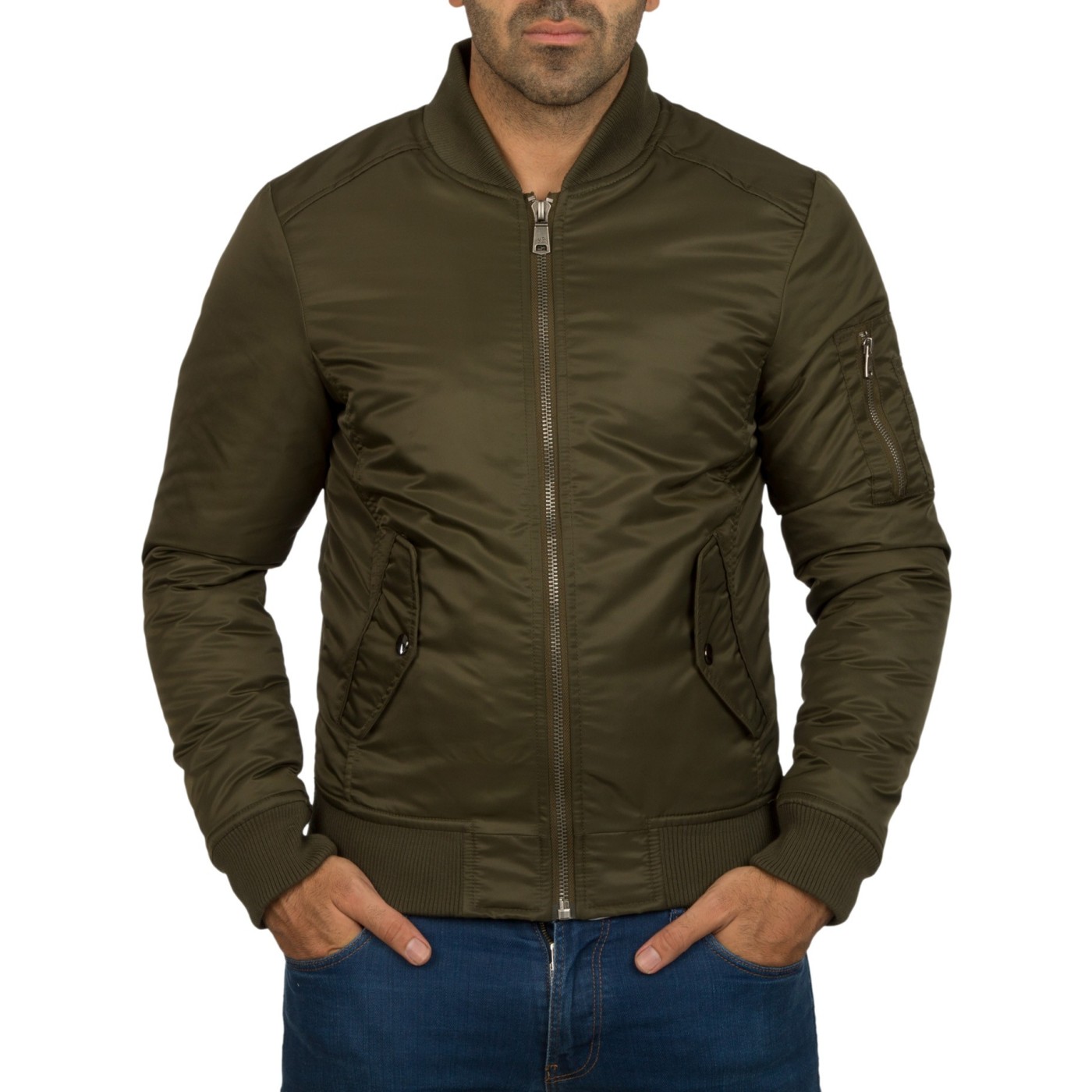 Kurtka męska Young & Rich Khaki 444 – BLACK FRIDAY