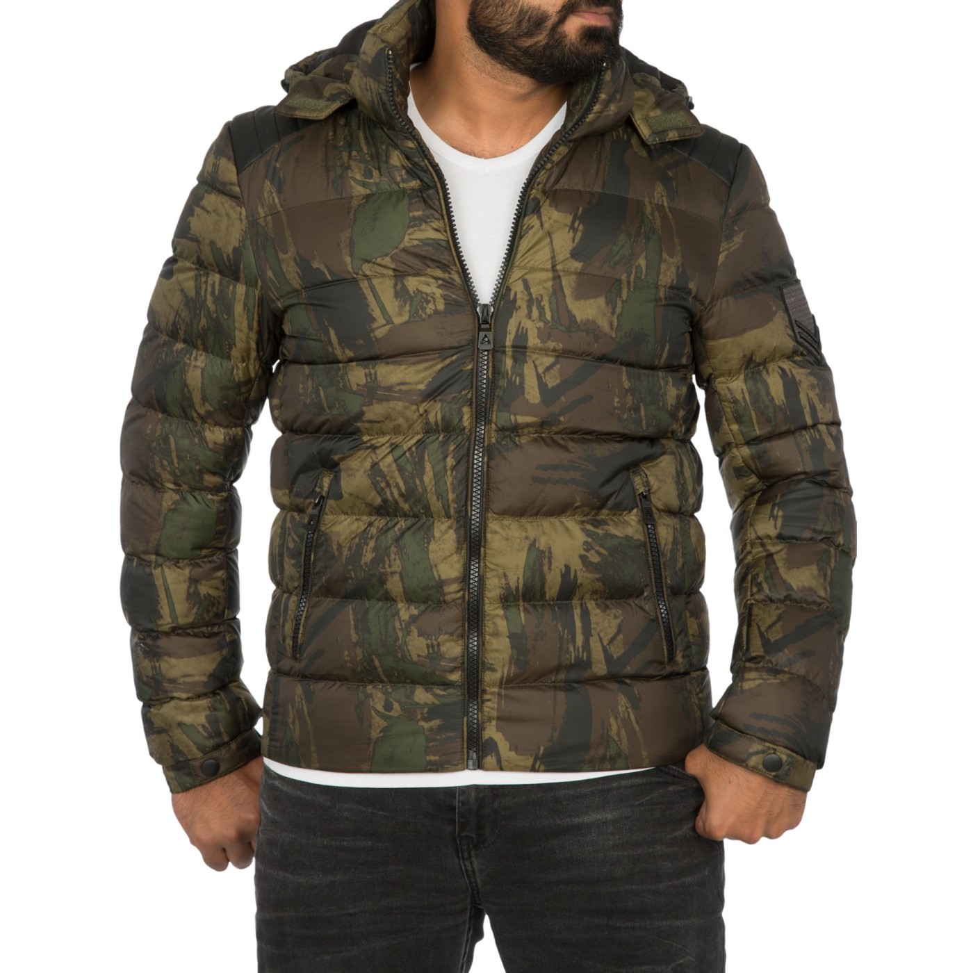 Kurtka zimowa męska Young & Rich w kamuflażu 455 – BLACK FRIDAY Kurtka zimowa męska Young & Rich w kamuflażu 455 – BLACK FRIDAY