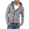 Kurtka-kardigan męski Carisma Gray 7049 – ODZIEŻ Kurtka-kardigan męski Carisma Gray 7049 – ODZIEŻ
