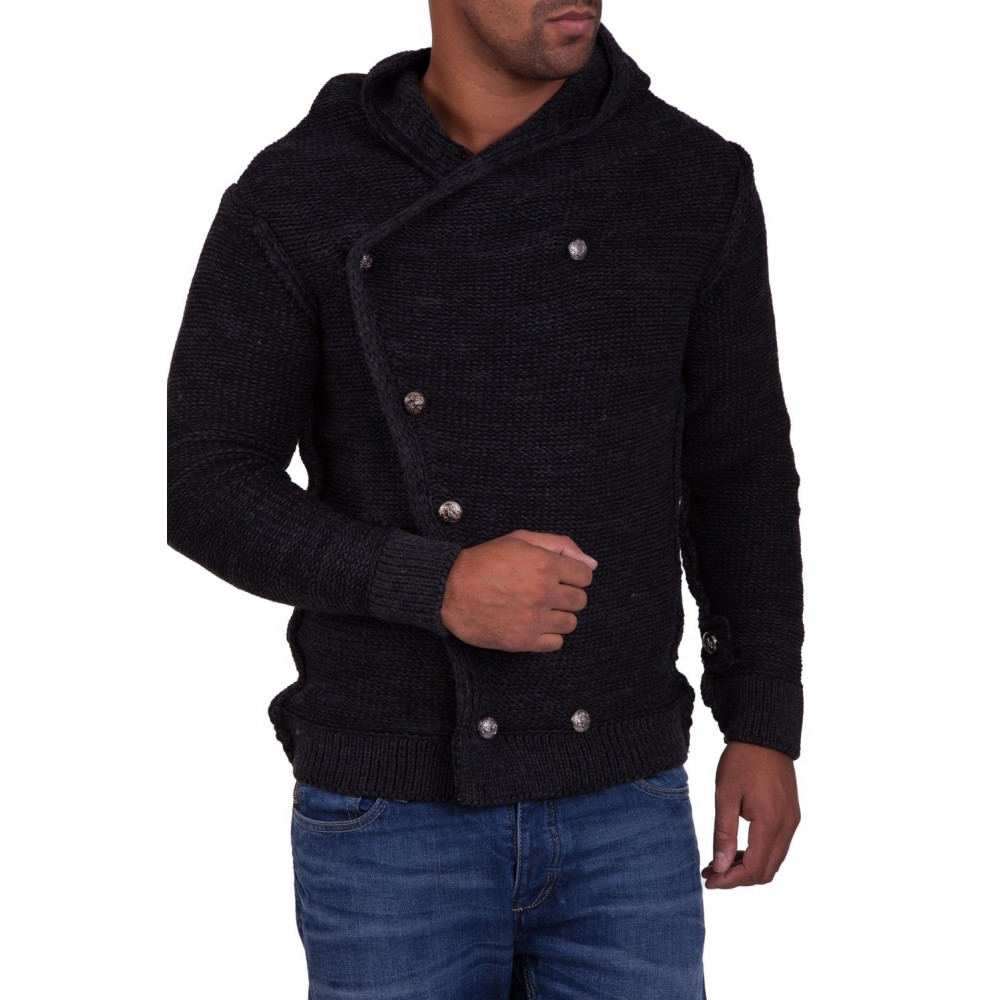 Kurtka-sweter męski Carisma Antracyt 7110 – BLACK FRIDAY