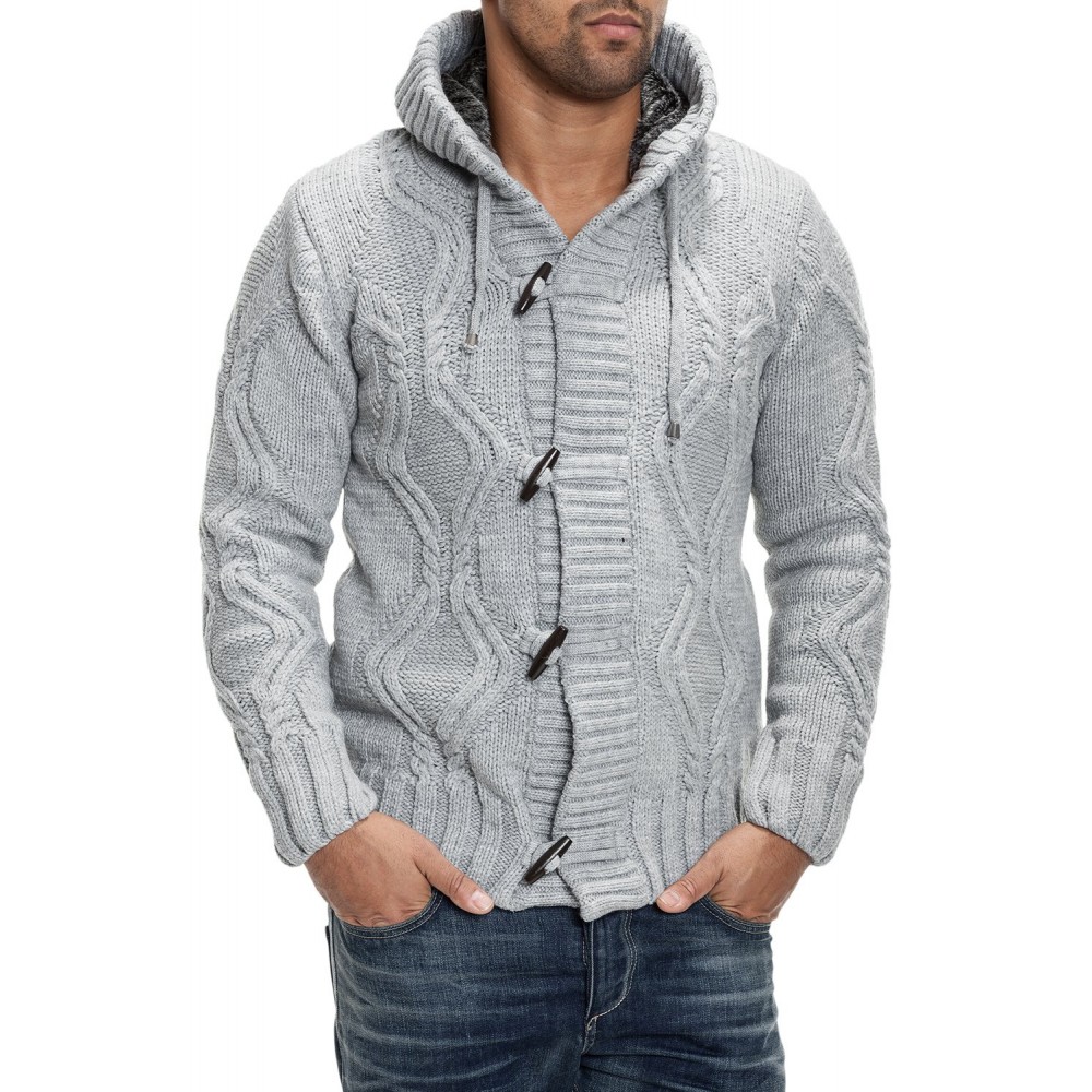 Kurtka-sweter męski Carisma Gray 7115 – ODZIEŻ