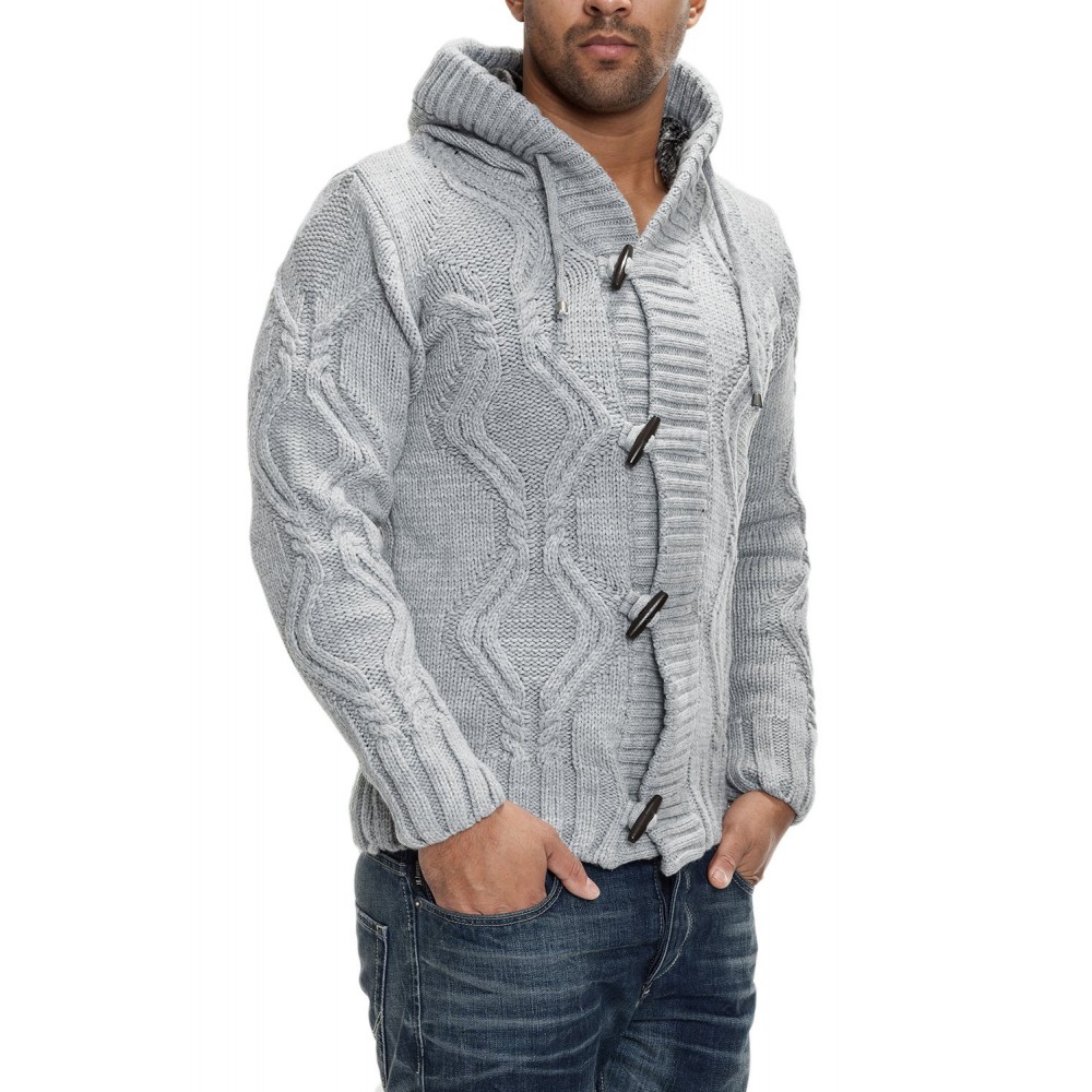 Kurtka-sweter męski Carisma Gray 7115 – ODZIEŻ