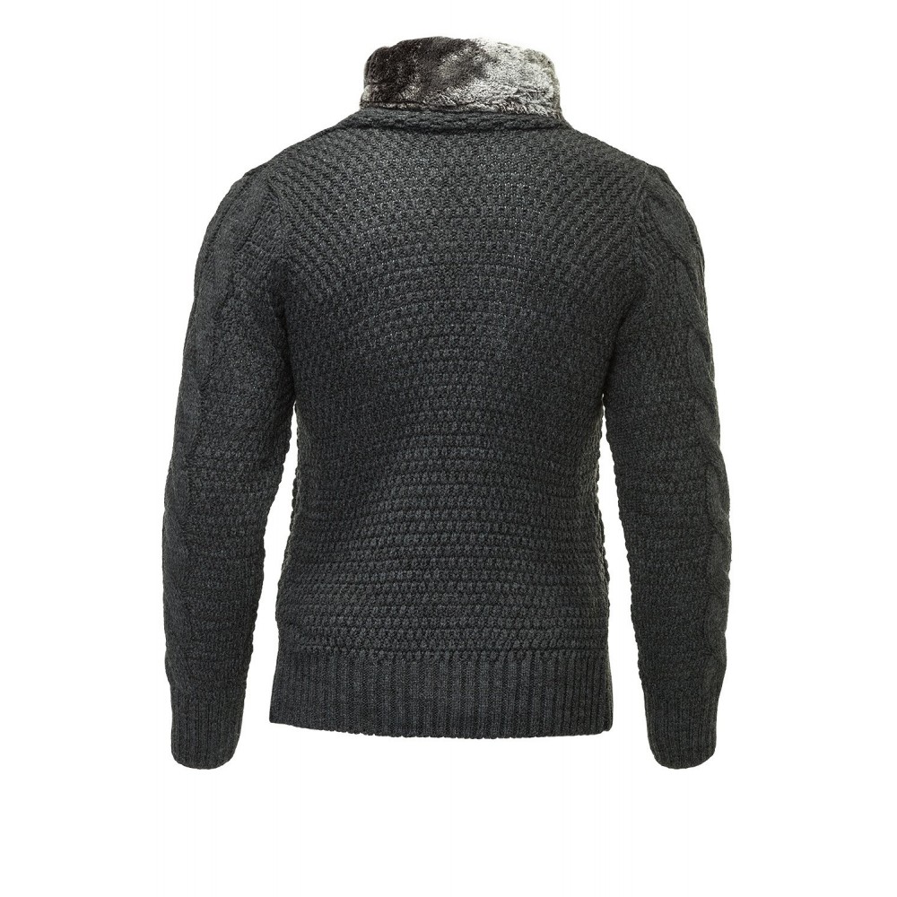 Sweter-kurtka męska Carisma Antracyt 7164 – ODZIEŻ