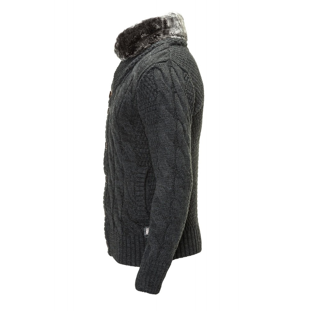 Sweter-kurtka męska Carisma Antracyt 7164 – ODZIEŻ
