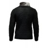 Kurtka-sweter męski Carisma Black 7164 – ODZIEŻ