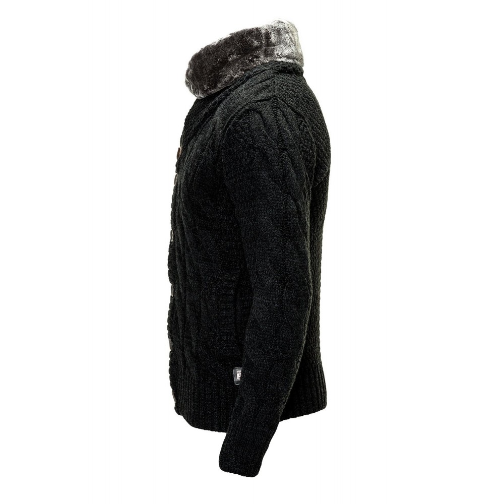Kurtka-sweter męski Carisma Black 7164 – ODZIEŻ