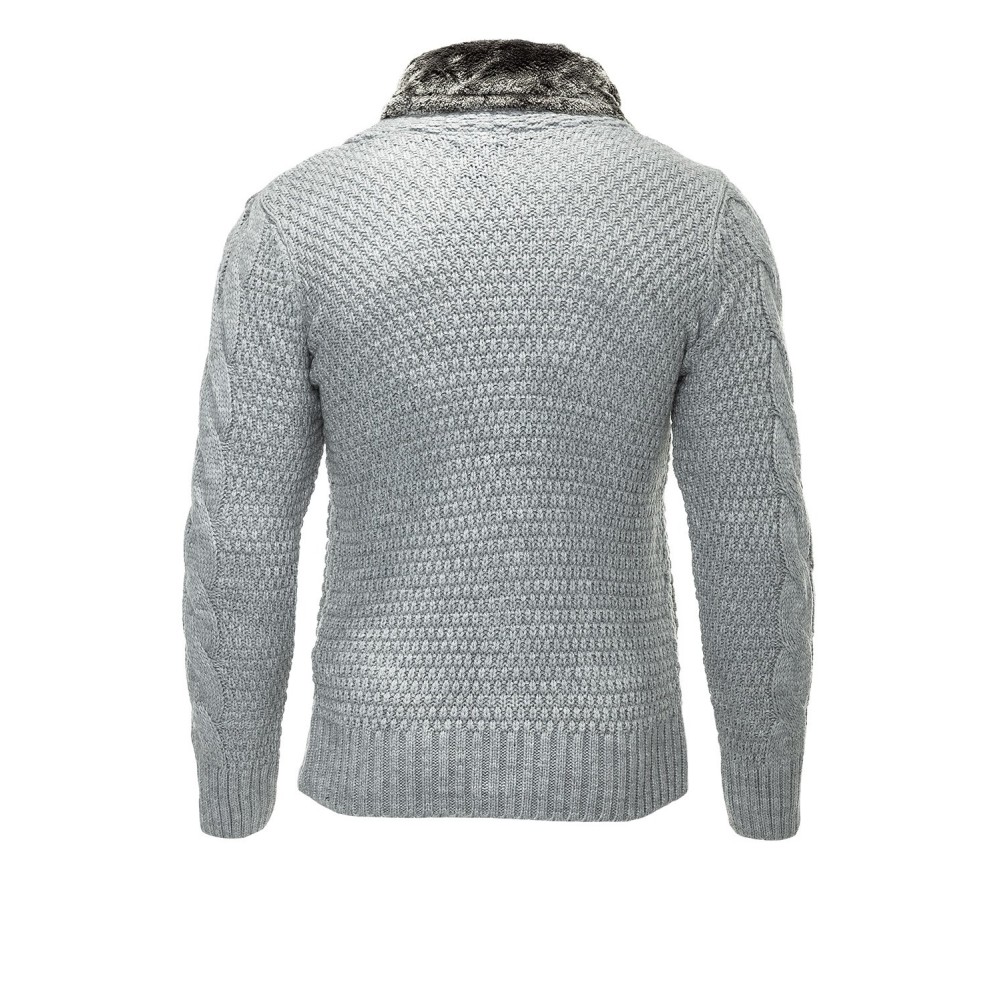 Męski sweter-kurtka Carisma Gray 7164 – ODZIEŻ Męski sweter-kurtka Carisma Gray 7164 – ODZIEŻ