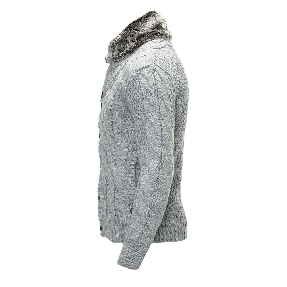 Męski sweter-kurtka Carisma Gray 7164 – ODZIEŻ Męski sweter-kurtka Carisma Gray 7164 – ODZIEŻ