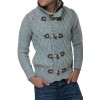 Męski sweter-kurtka dzianinowa Carisma Gray 7169 – BLACK FRIDAY Męski sweter-kurtka dzianinowa Carisma Gray 7169 – BLACK FRIDAY
