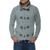 Męski sweter-kurtka dzianinowa Carisma Gray 7169 – BLACK FRIDAY Męski sweter-kurtka dzianinowa Carisma Gray 7169 – BLACK FRIDAY
