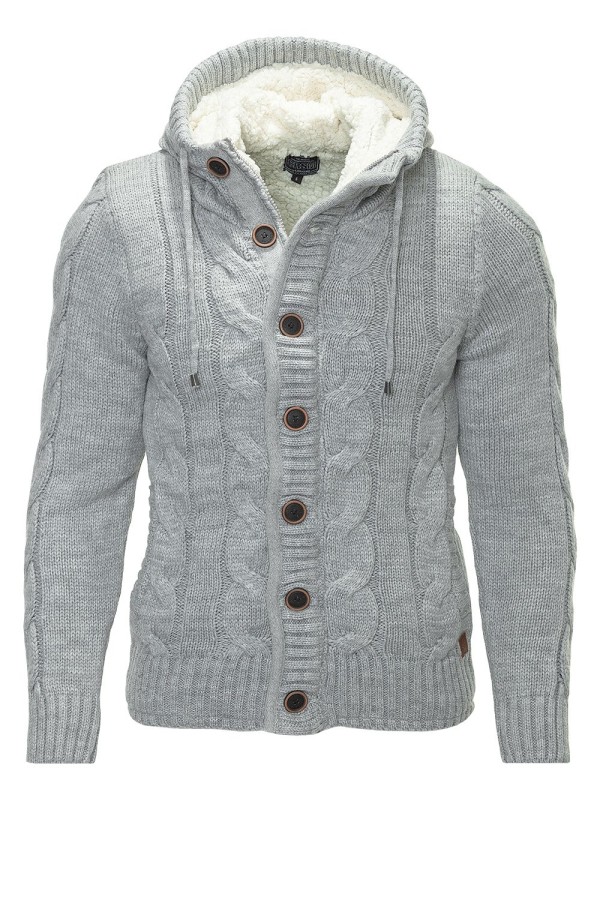Męska kurtka-bluza Carisma Grey z podszewką futrzaną 7170 – ODZIEŻ — fotografia 1